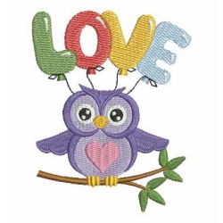 Valentine Owls 05 machine embroidery designs