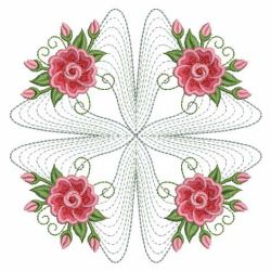 Rippled Rose Quilts 02(Lg) machine embroidery designs