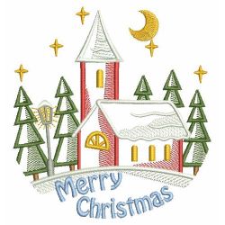 Round Christmas 03(Md) machine embroidery designs