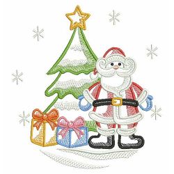 Round Christmas 07(Md) machine embroidery designs