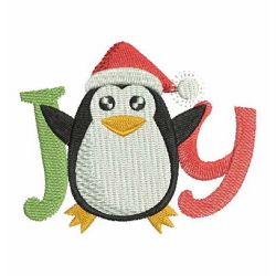Christmas Penguin 05 machine embroidery designs