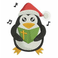 Christmas Penguin 10 machine embroidery designs
