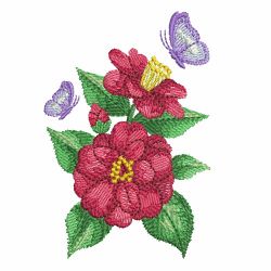 Watercolor Peony machine embroidery designs