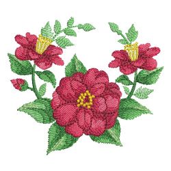 Watercolor Peony 06 machine embroidery designs