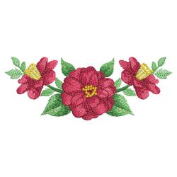 Watercolor Peony 07 machine embroidery designs