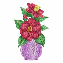 Watercolor Peony 09 machine embroidery designs