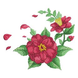 Watercolor Peony 10 machine embroidery designs