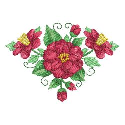 Watercolor Peony 12 machine embroidery designs
