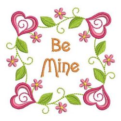 Be Mine 01 machine embroidery designs