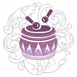 Baroque Musical 02(Md) machine embroidery designs