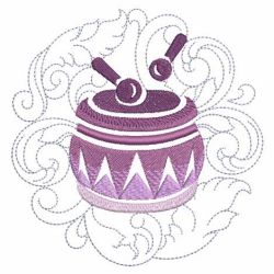 Baroque Musical 02(Sm) machine embroidery designs