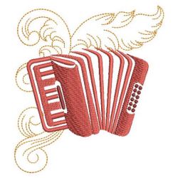 Baroque Musical 09(Lg) machine embroidery designs