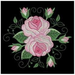 Pink Roses 11 machine embroidery designs
