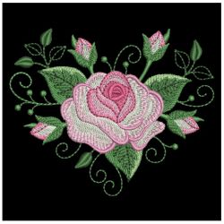 Pink Roses 12 machine embroidery designs