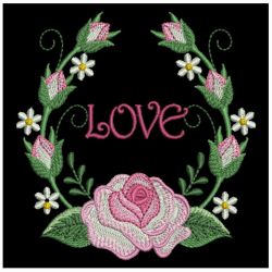 Pink Roses 15 machine embroidery designs