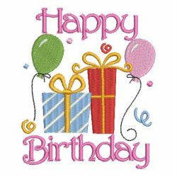 Happy Birthday 02 machine embroidery designs