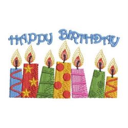 Happy Birthday 10 machine embroidery designs