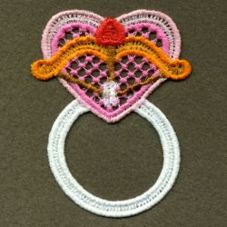 FSL Valentine Napkin Rings machine embroidery designs