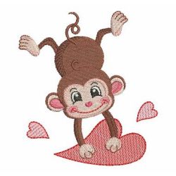 Valentine Baby Animals 02 machine embroidery designs