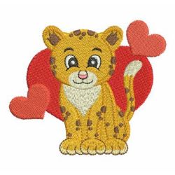 Valentine Baby Animals 08 machine embroidery designs