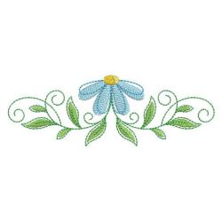 Heirloom Blue Flowers 04(Lg) machine embroidery designs