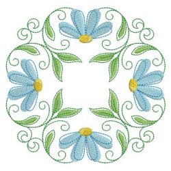 Heirloom Blue Flowers 06(Md) machine embroidery designs