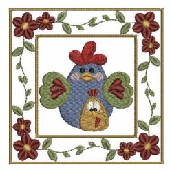 Folk Art Mother and Baby machine embroidery designs