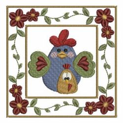 Folk Art Mother and Baby machine embroidery designs