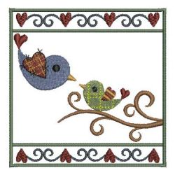 Folk Art Mother and Baby 04 machine embroidery designs