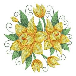 Watercolor Daffodils 09