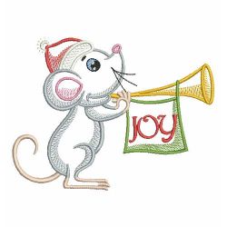 Christmas Mouse 03(Lg) machine embroidery designs