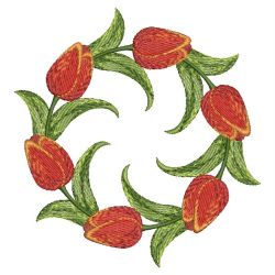 Tulips 05 machine embroidery designs