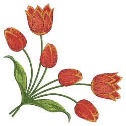 Tulips 07 machine embroidery designs