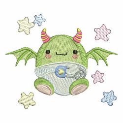 Baby Monsters 01 machine embroidery designs