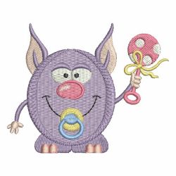 Baby Monsters 02 machine embroidery designs