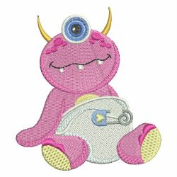 Baby Monsters 09 machine embroidery designs