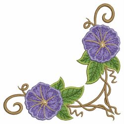 Morning Glory 02 machine embroidery designs