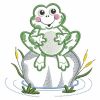 Vintage Cute Frogs 07(Md)