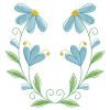 Heirloom Blue Flowers 12(Md)