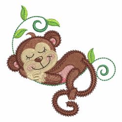 Cute Baby Monkey machine embroidery designs