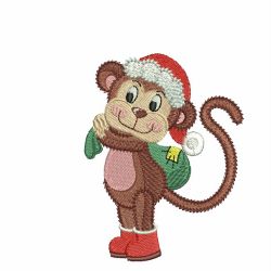 Cute Baby Monkey 04 machine embroidery designs