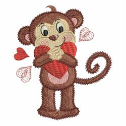 Cute Baby Monkey 05 machine embroidery designs