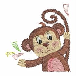 Cute Baby Monkey 06 machine embroidery designs