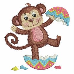 Cute Baby Monkey 07 machine embroidery designs