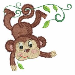 Cute Baby Monkey 09 machine embroidery designs