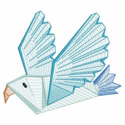 Origami Animals 03(Lg) machine embroidery designs