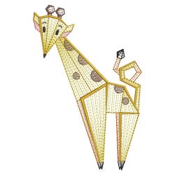 Origami Animals 08(Md) machine embroidery designs