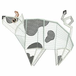 Origami Animals 13(Lg) machine embroidery designs