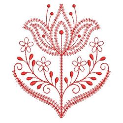 Redwork Fancy Jacobean 03(Lg) machine embroidery designs