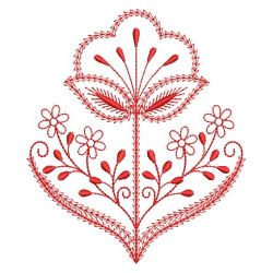 Redwork Fancy Jacobean 04(Md) machine embroidery designs